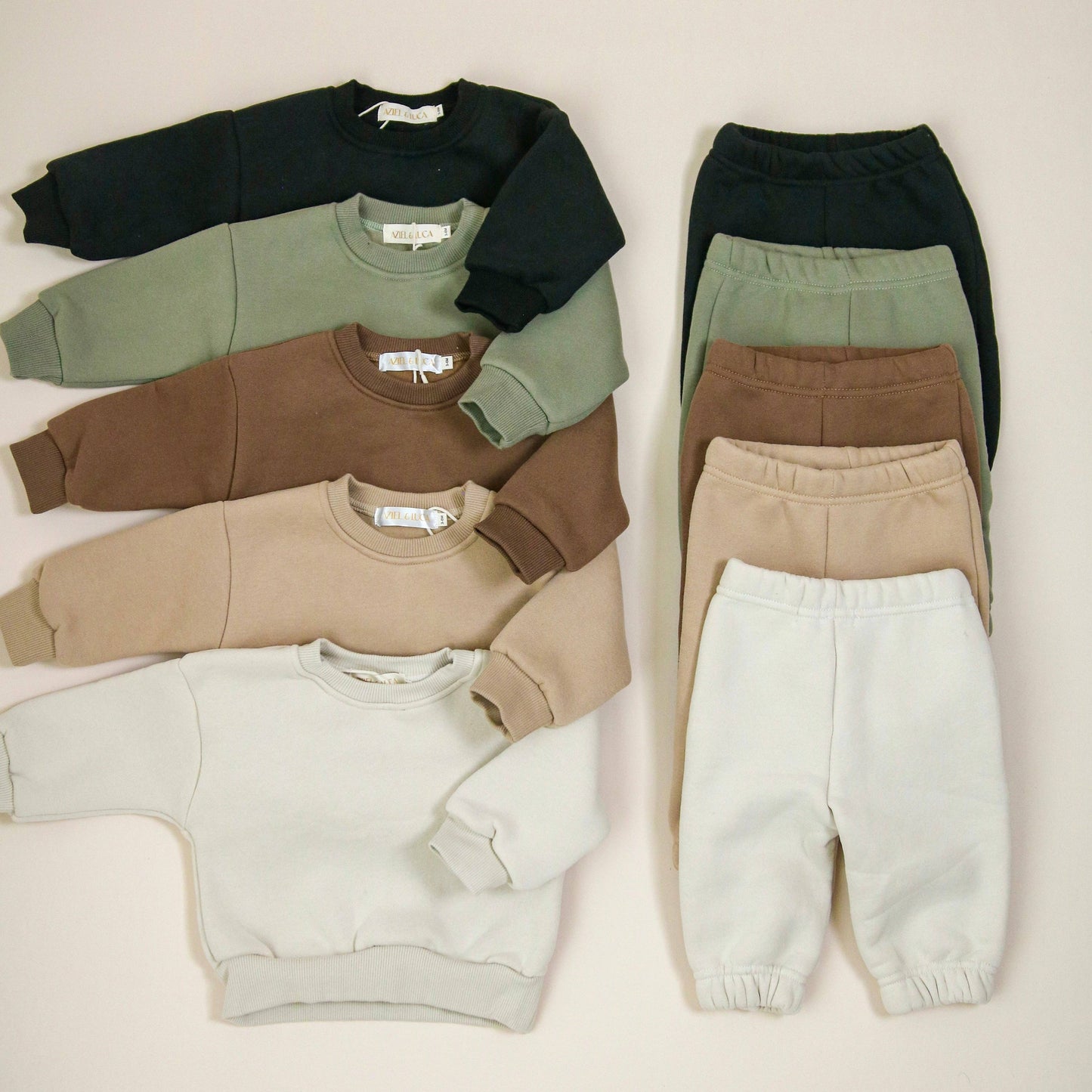 Neutral Baby Sweat Set - Top & Pant