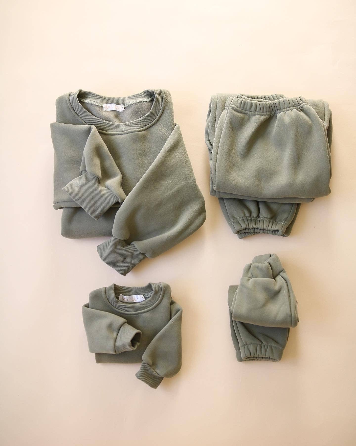 Neutral Baby Sweat Set - Top & Pant