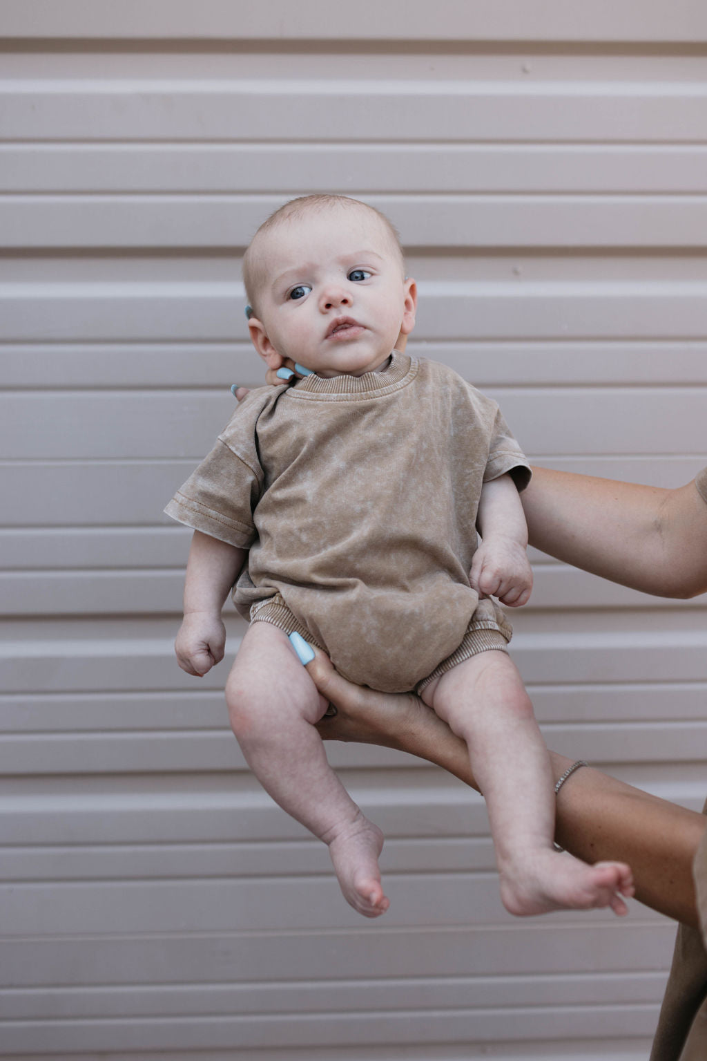 Baby Romper | Vintage Washed Espresso