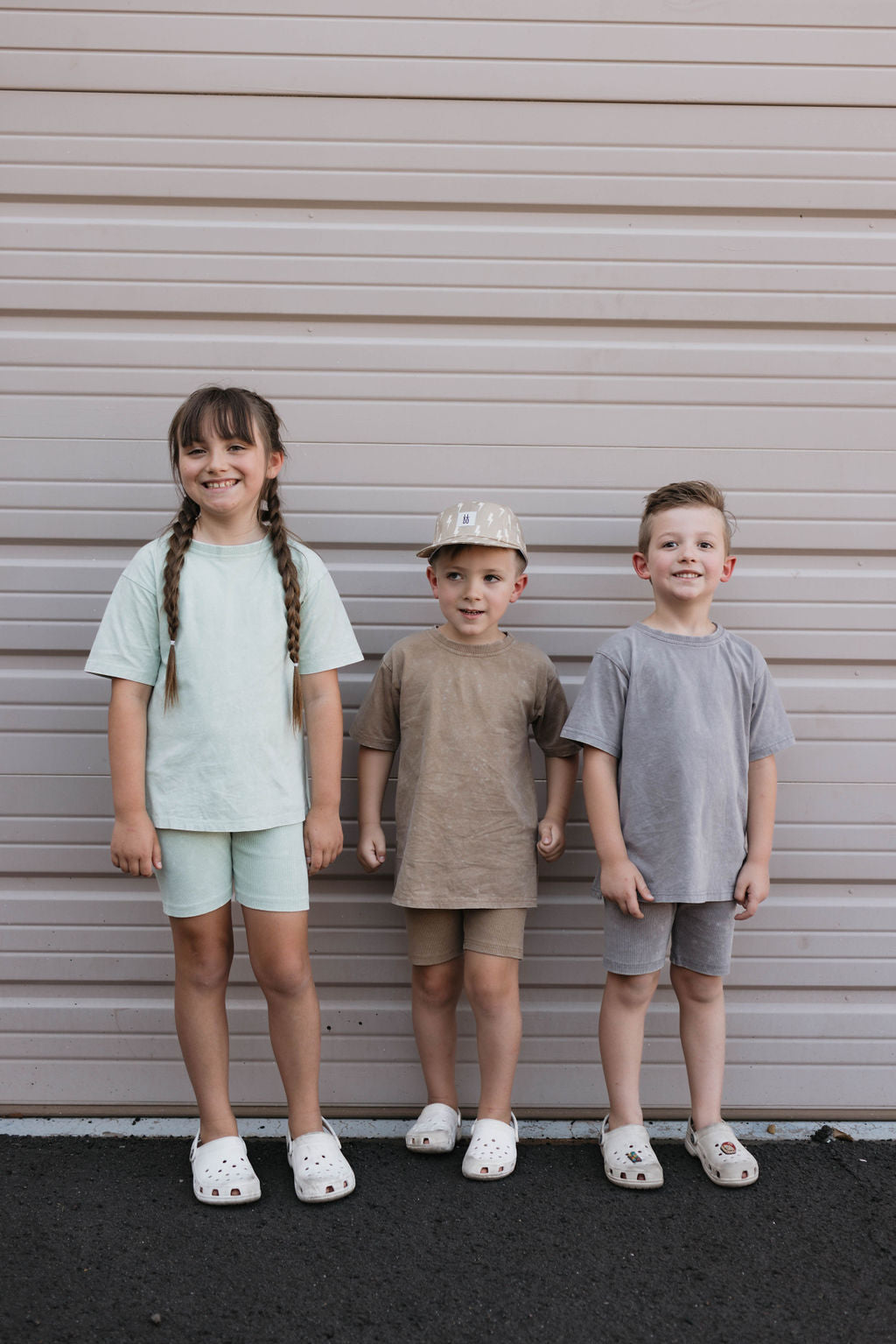 Children's Short Set | Vintage Washed Spearmint