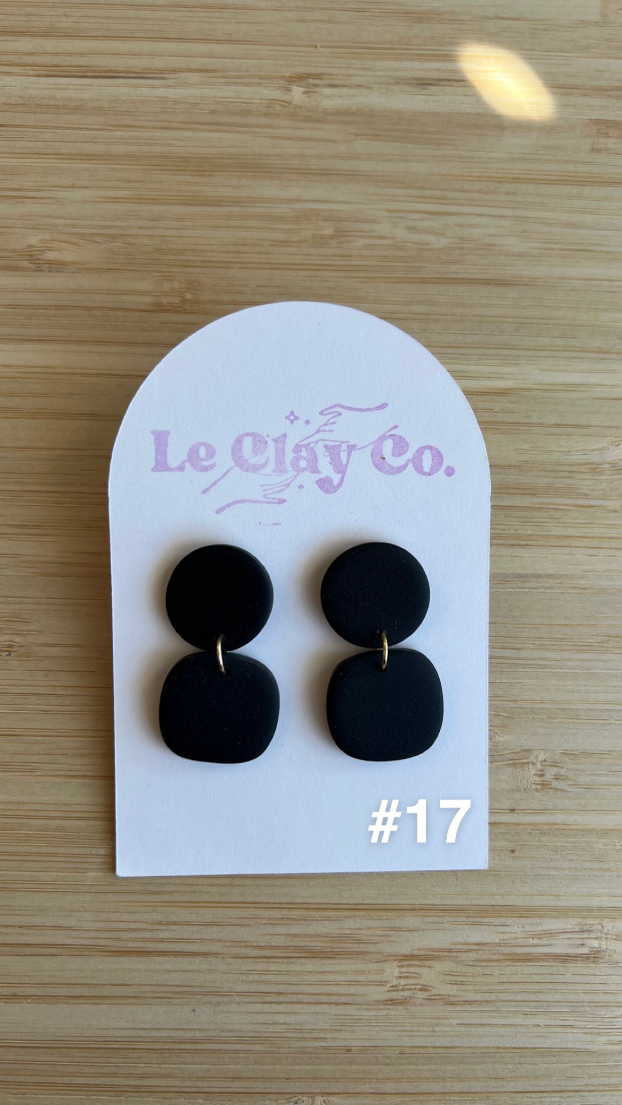 Black Dangle Earrings