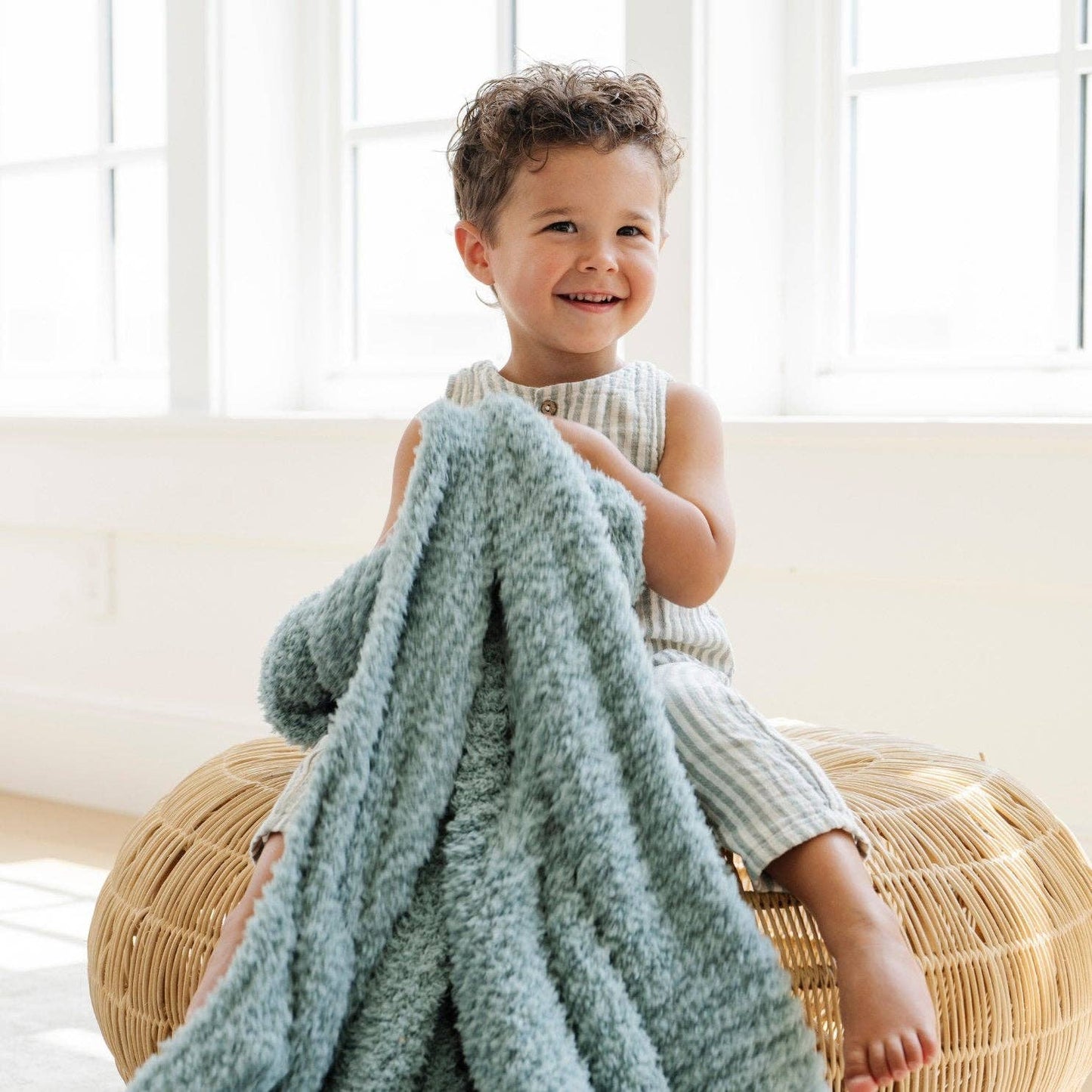 RIBBED BAMBONI® RECEIVING BLANKETS