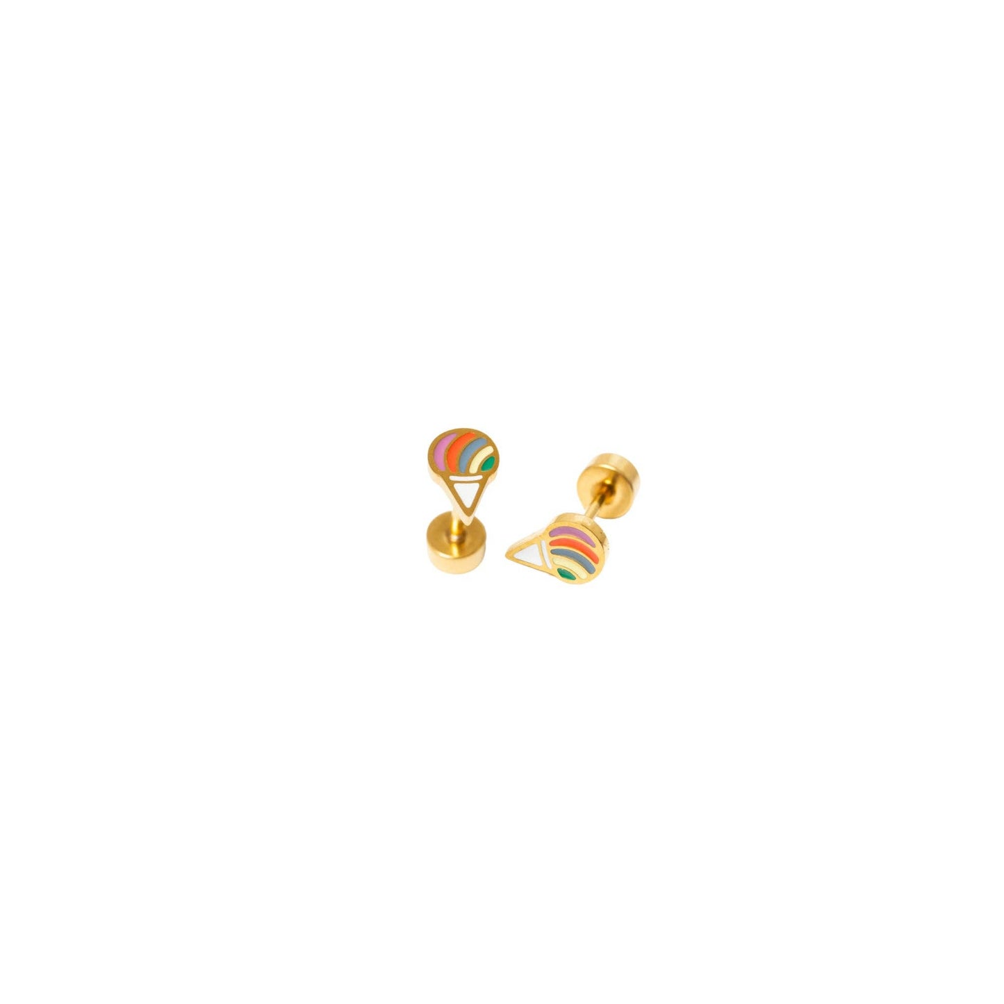 Snowcone Stud Earrings