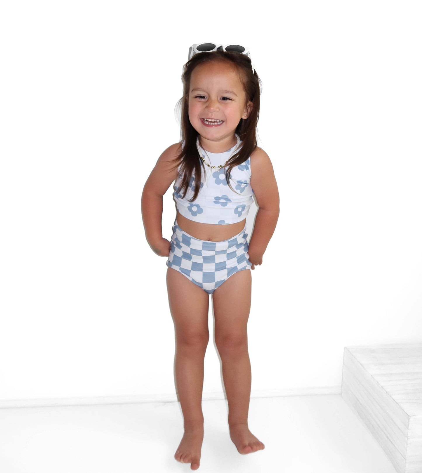 GIRLS 2 PIECE REVERSIBLE SWIM - CALYPSO
