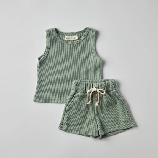 Madden Tank Set in Teal