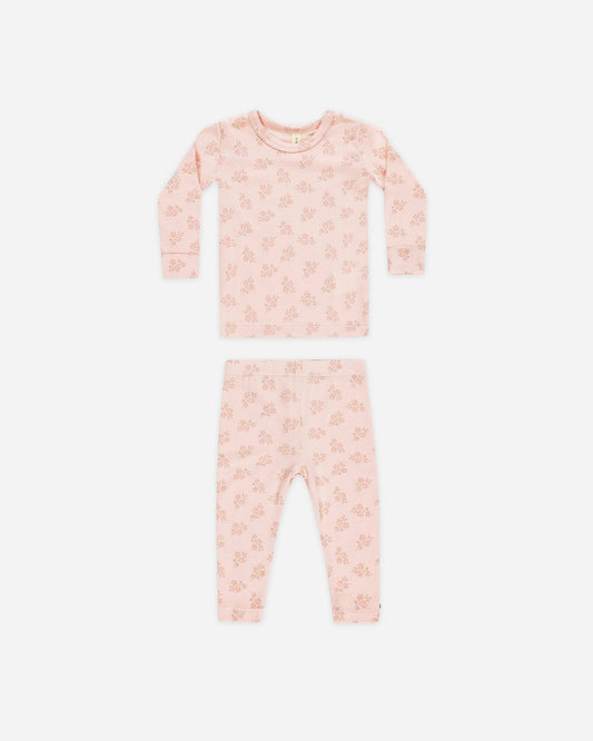 Modal Pajama Set || Pink Blossom