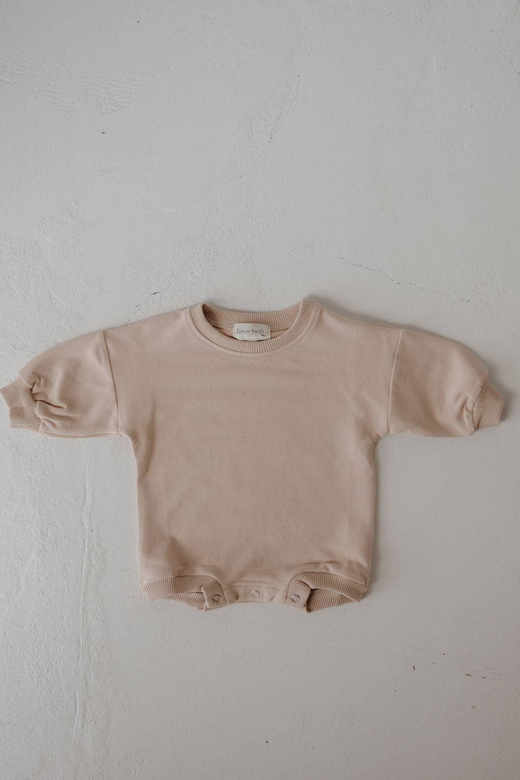 Sweatshirt Romper | Cashew