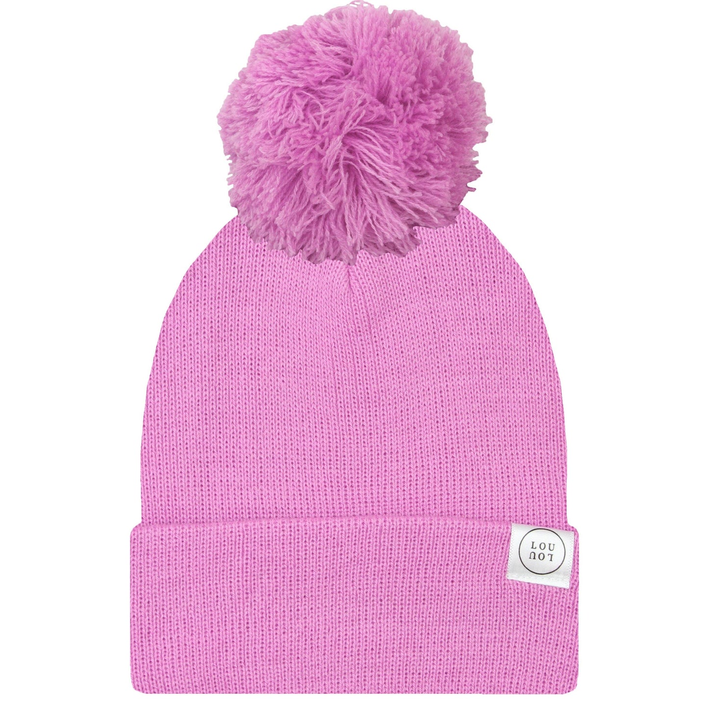 Lou Lou Beanie with Pom - Orchid Purple