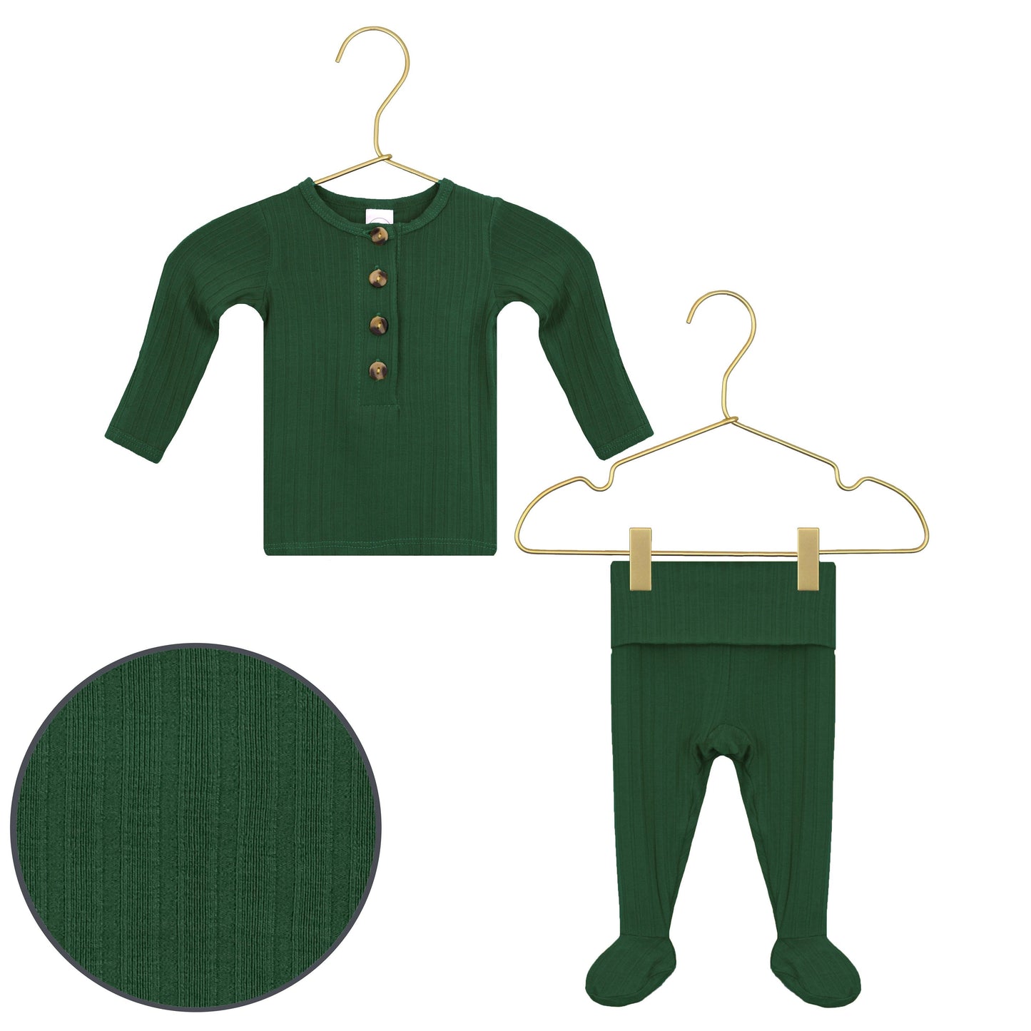 Lou Lou  Ribbed Top + Bottoms - Lane