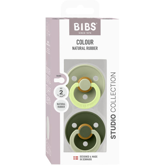 BIBS STUDIO Colour 2 Pack Fusion - Sage Hunter Green Mix