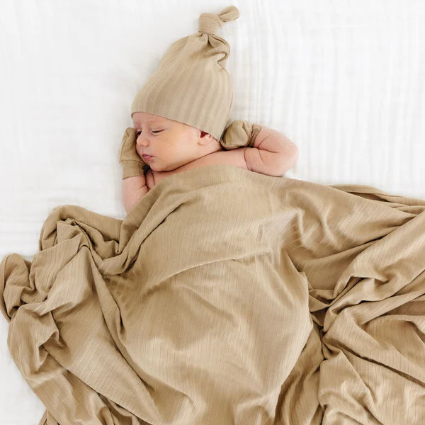 Jake Ribbed Swaddle Blanket