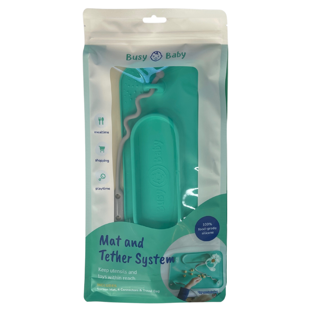 Busy Baby Silicone Placemat - 4 tether version