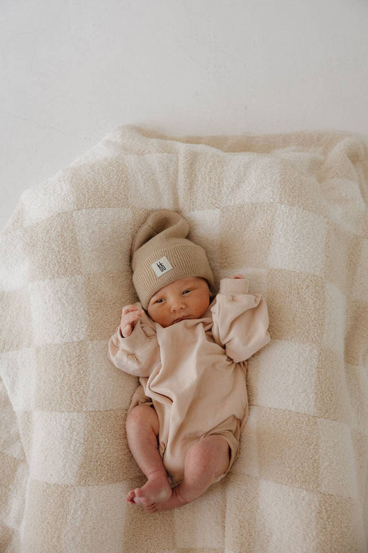 Sweatshirt Romper | Cashew