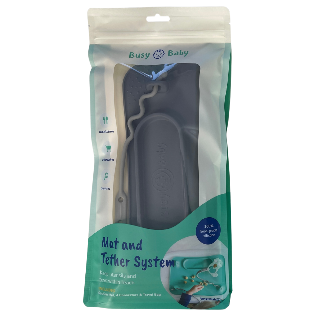 Busy Baby Silicone Placemat - 4 tether version