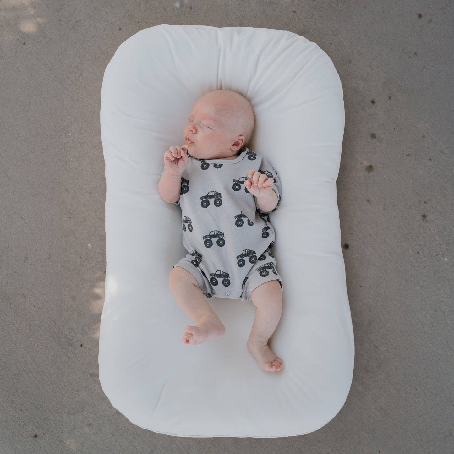 French Terry Romper | Monster Truck