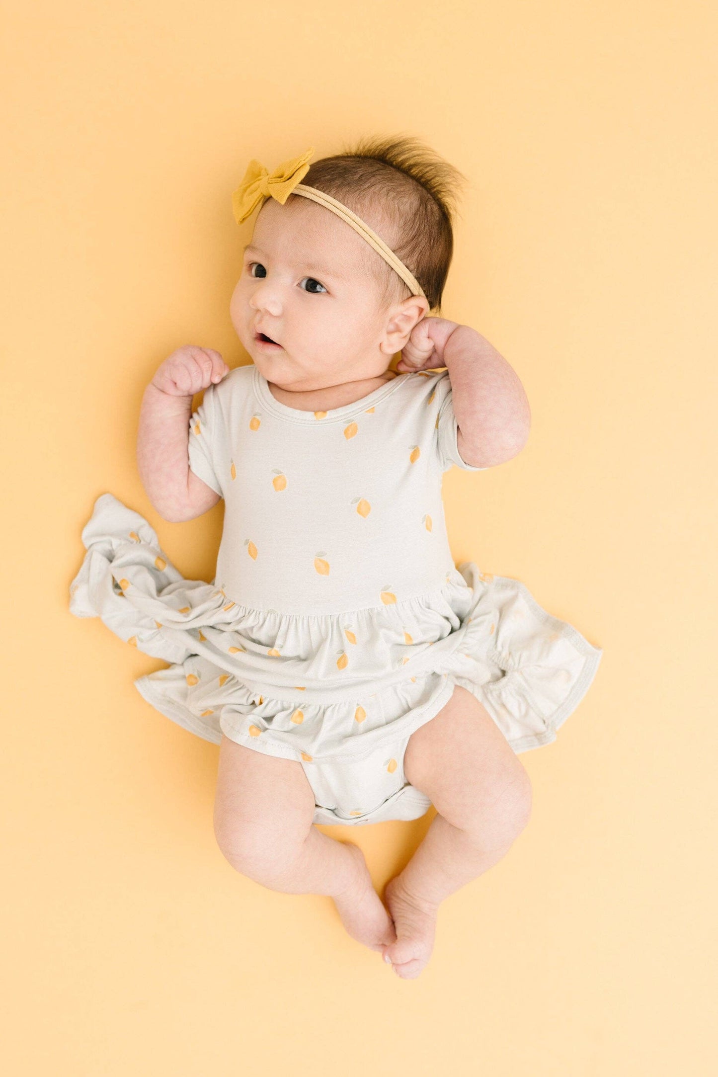 Lemon Delight Bodysuit Bamboo Dress