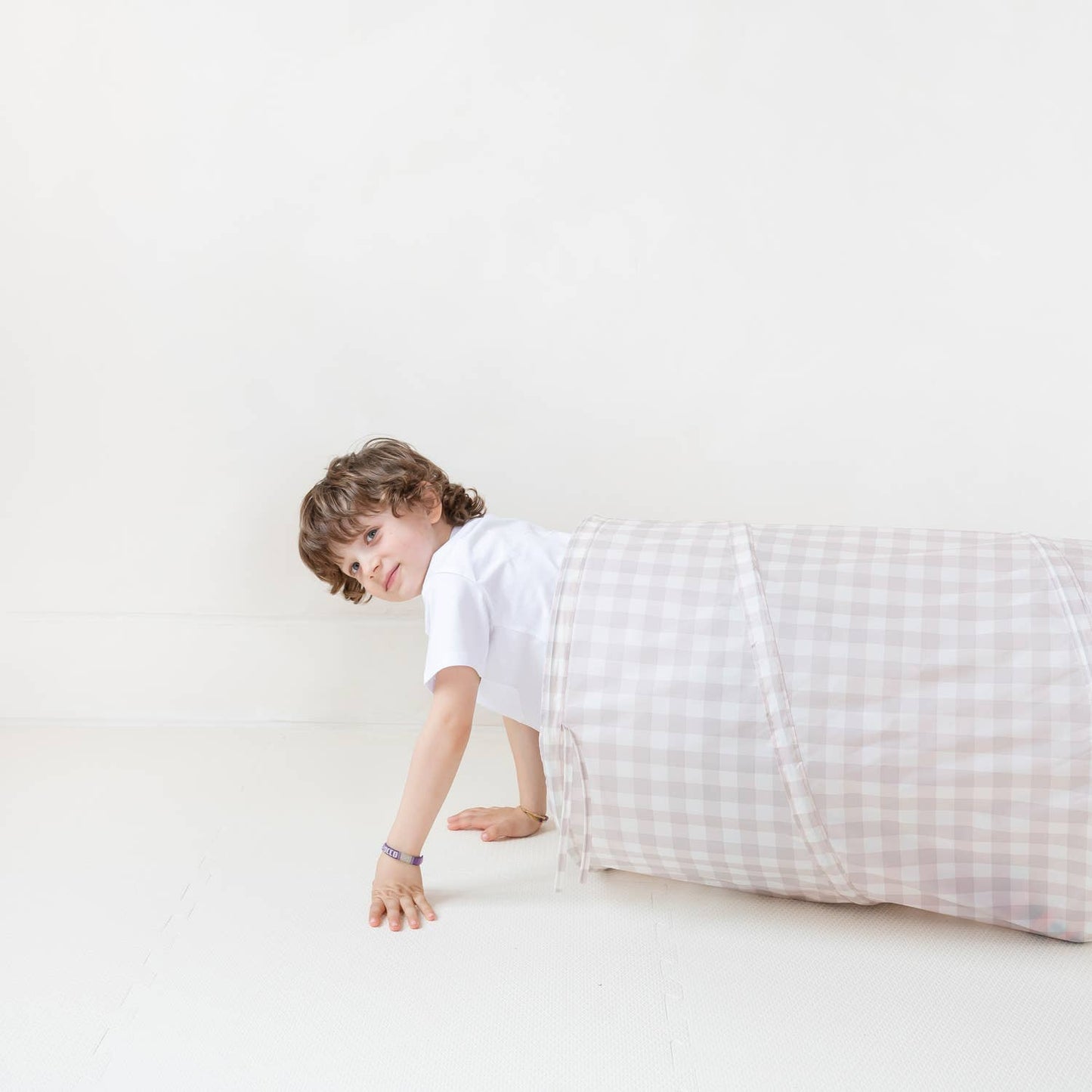 3 Sprouts Kids Play Tunnel with Eco-Friendly Recycled Fabric