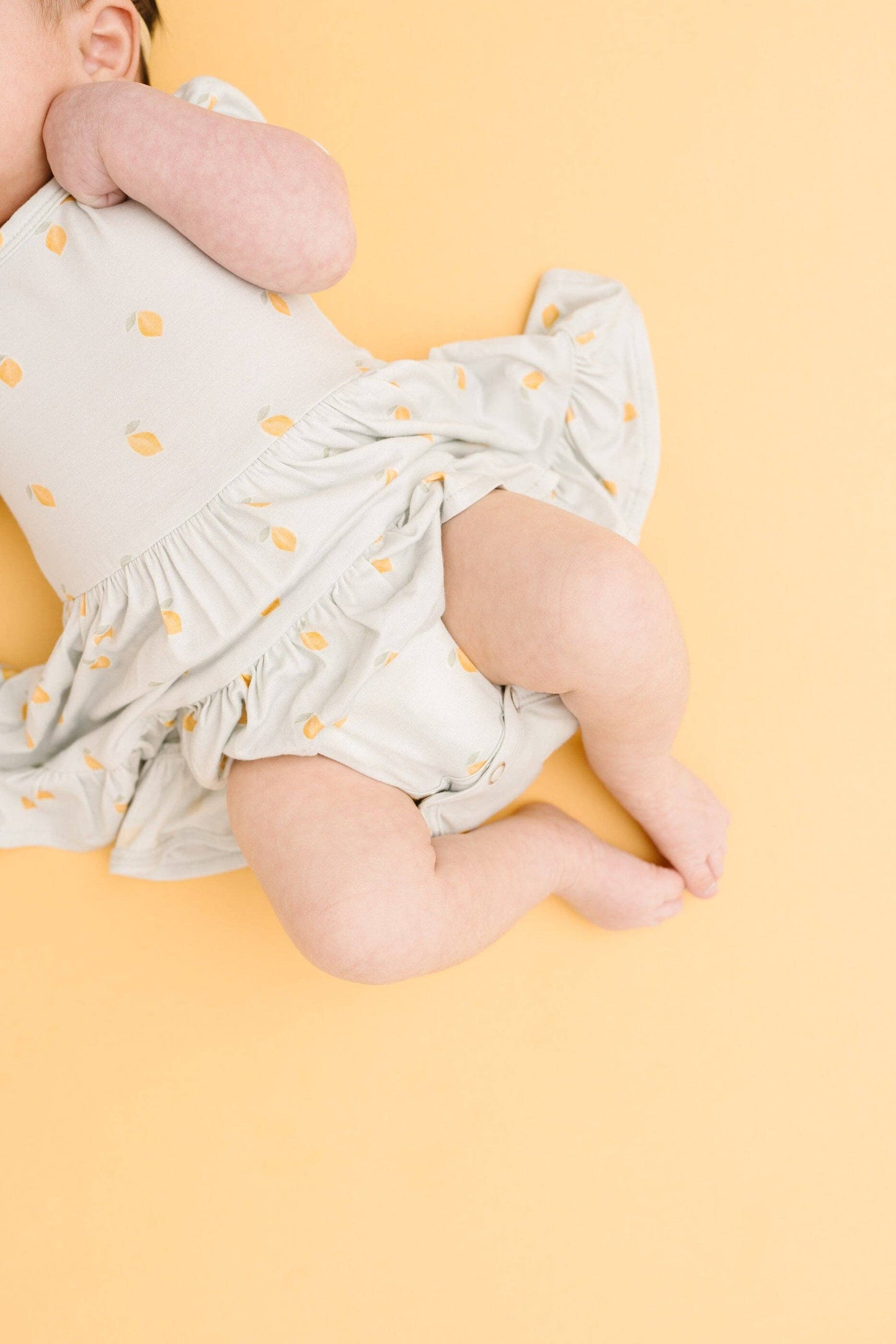 Lemon Delight Bodysuit Bamboo Dress