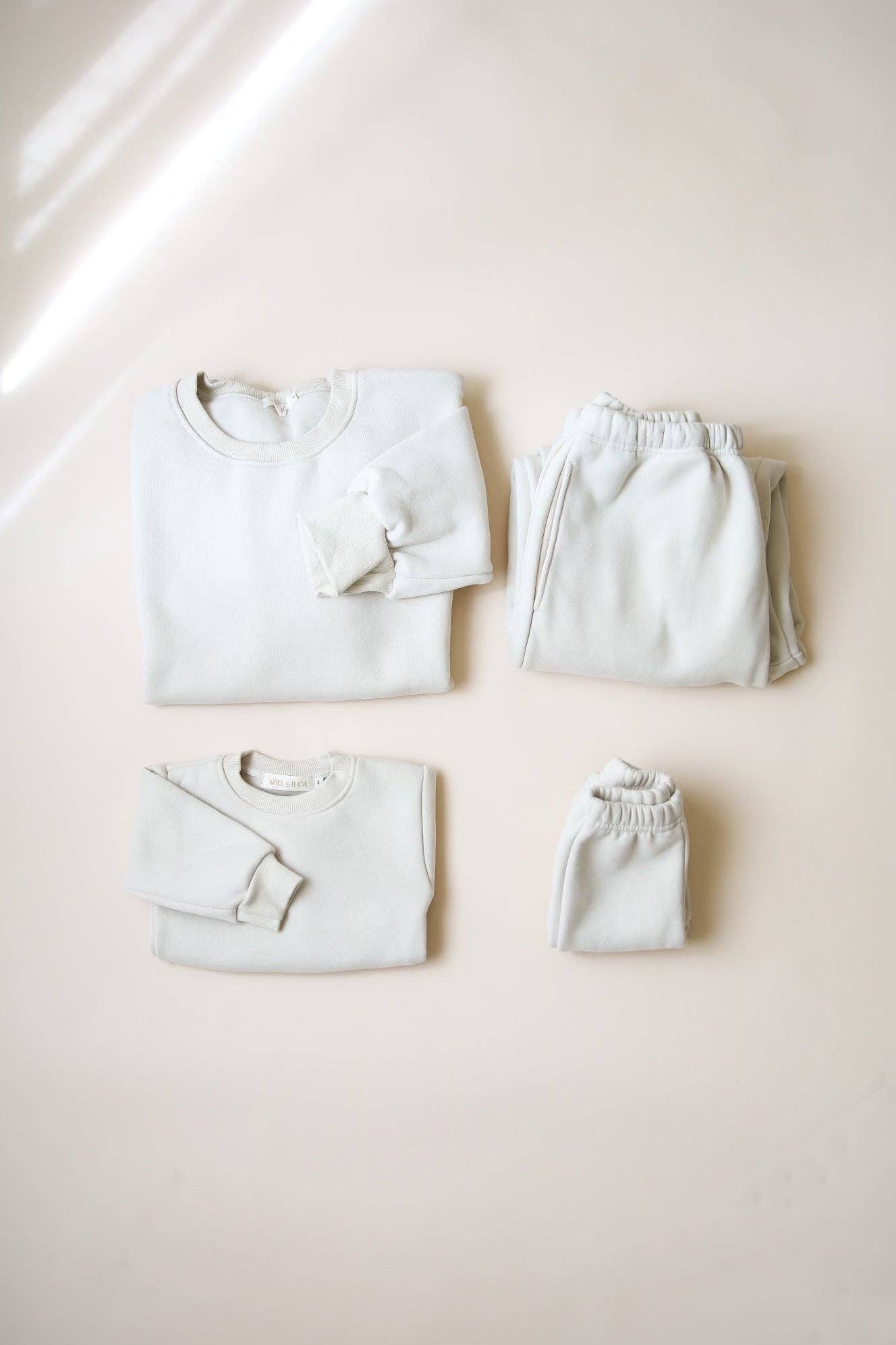 Neutral Baby Sweat Set - Top & Pant