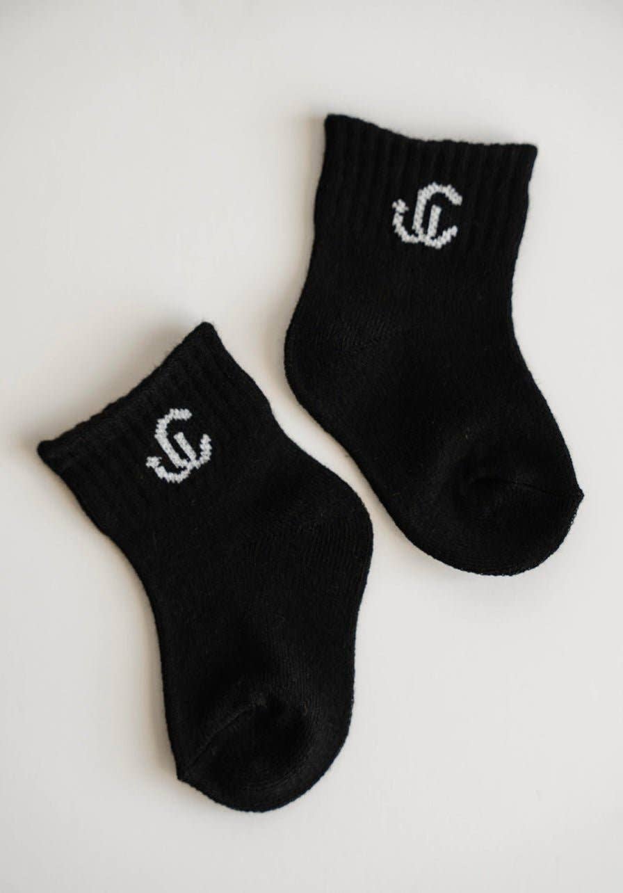 Bamboo JC Socks - Jett Black (1 set)