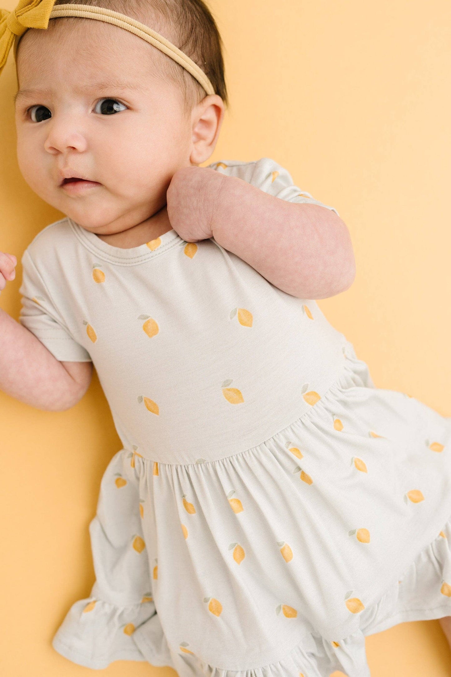 Lemon Delight Bodysuit Bamboo Dress