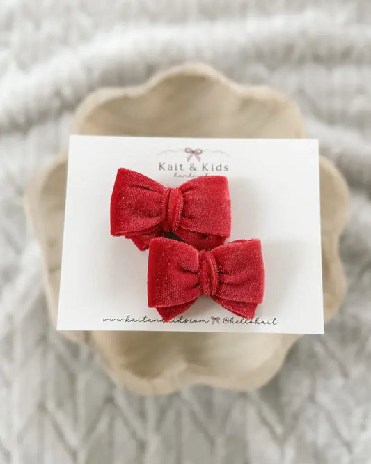 Red sparkle velvet *pinwheel*