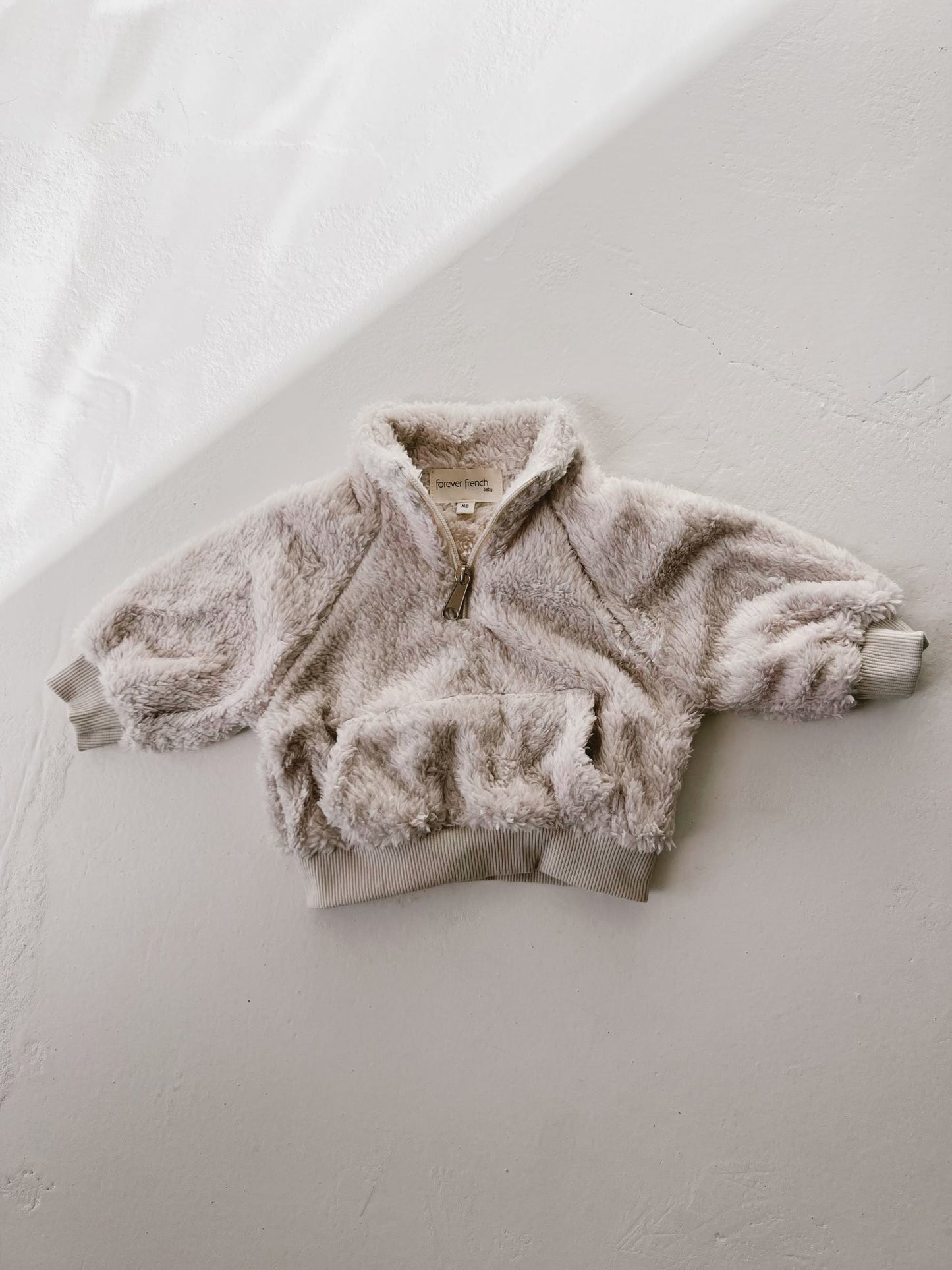 Smoke | 1/4 Zip Teddy Pull Over