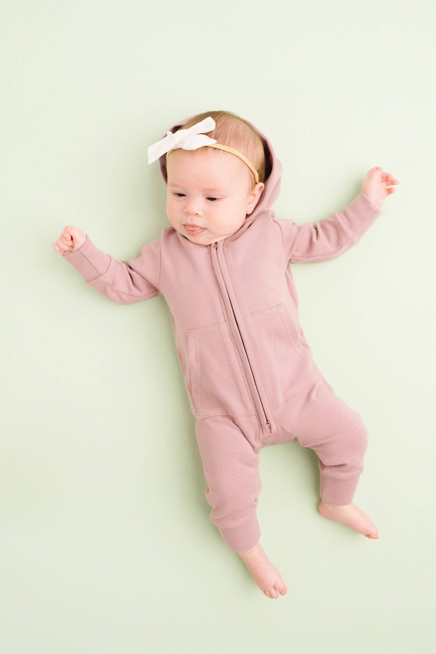 Plum Hoodie Jumpsuit