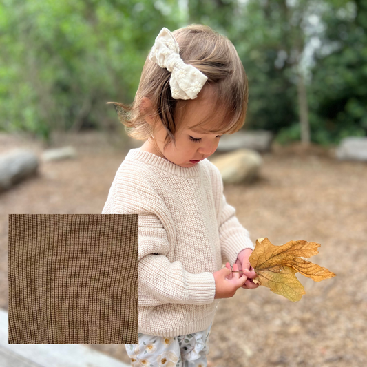 Baby & Toddler Chunky Knit Sweater | Brown