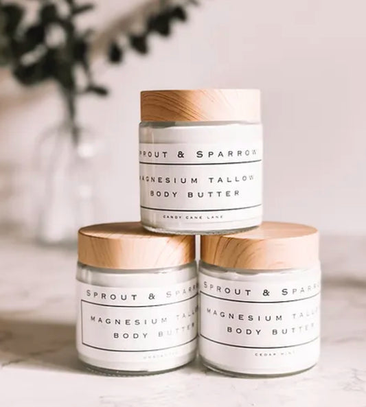 Sprout & Sparrow- Magnesium Tallow Body Butter