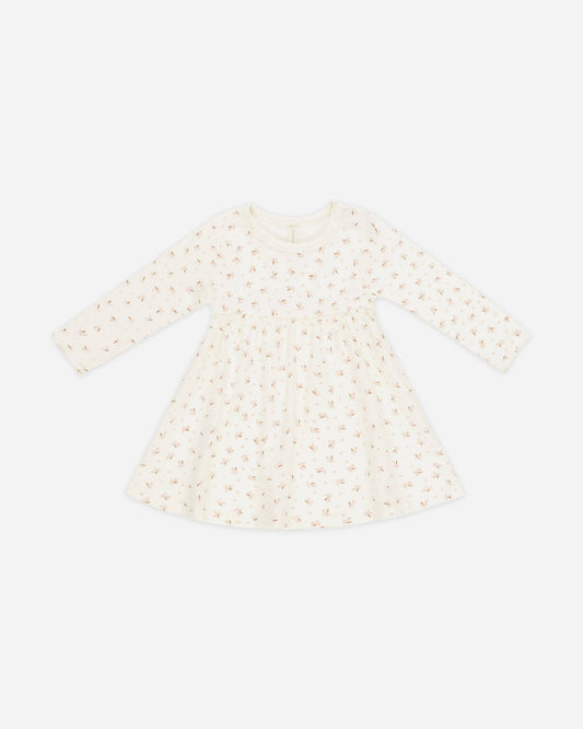 Longsleeve Baby Dress || Fleur