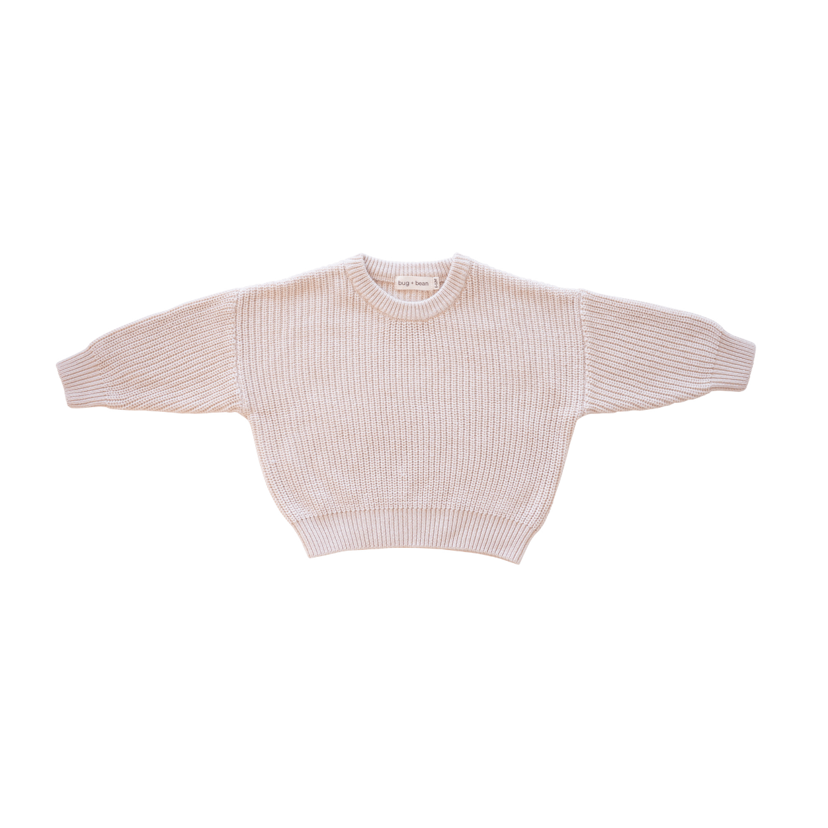 Chunky Knit Oversized Sweater | Vanilla