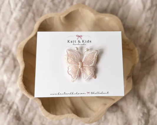 Iridescent butterfly *clip*