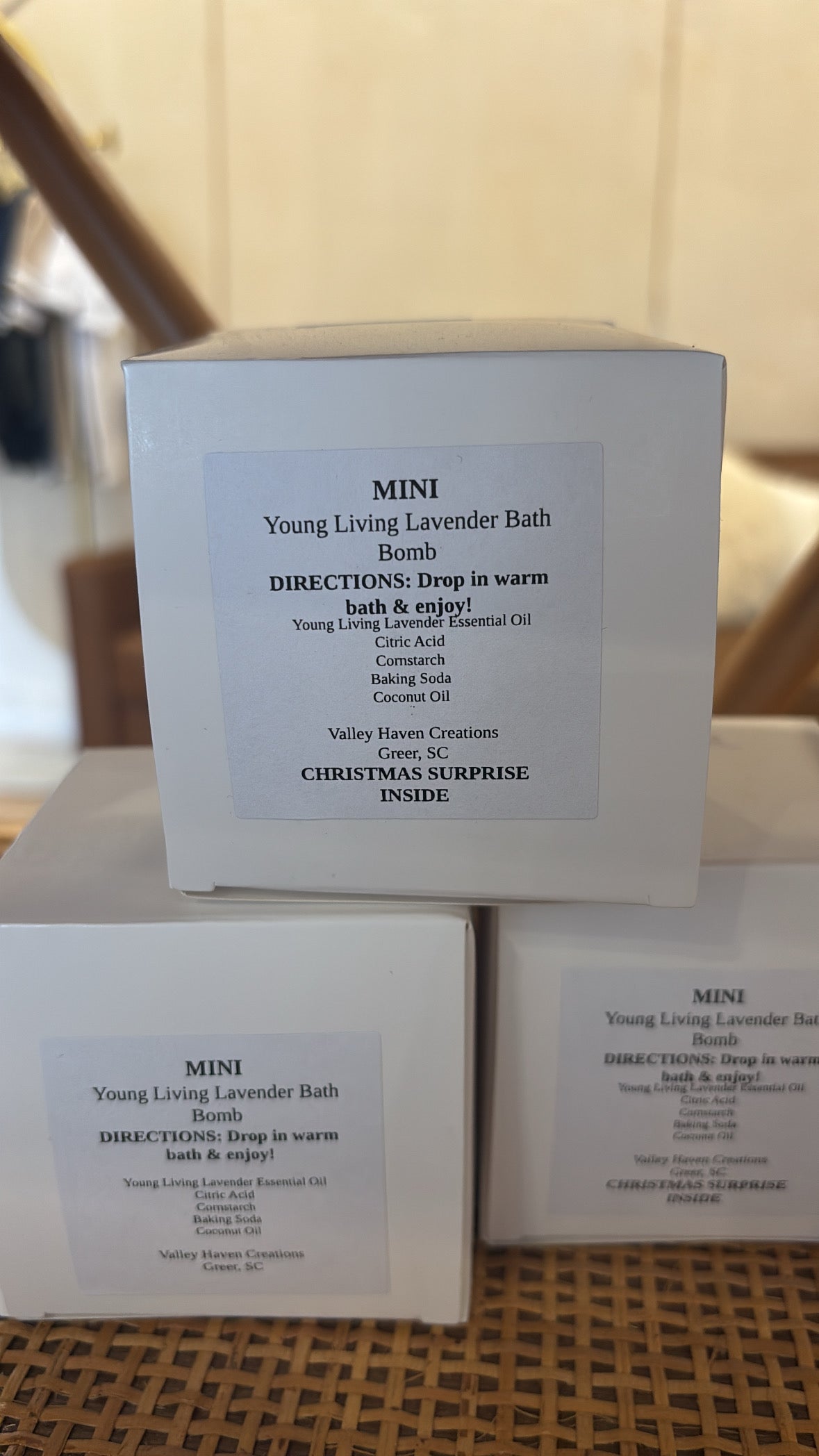 Mini young living lavender bath bomb