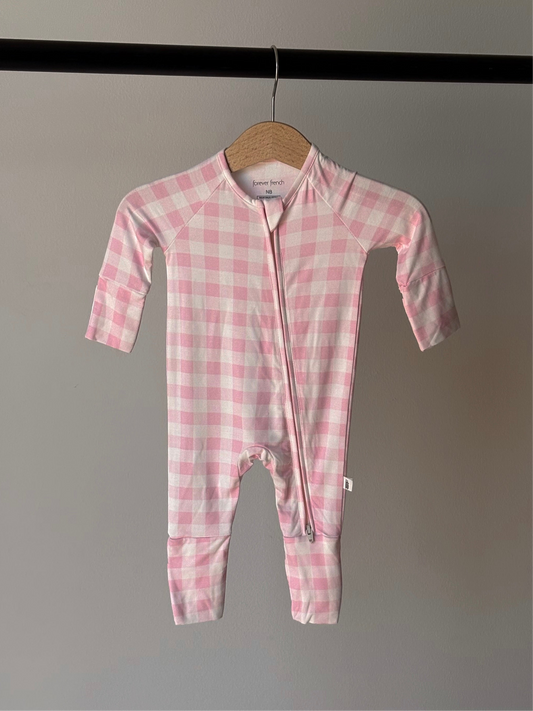 Bamboo Zip Pajamas | Pink Sugar