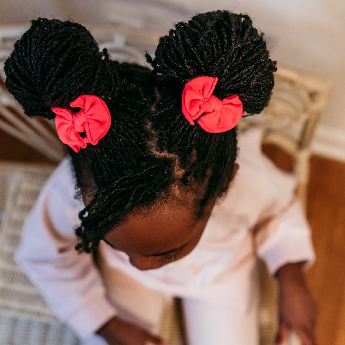 2PK BABY FAB CLIPS: cherry