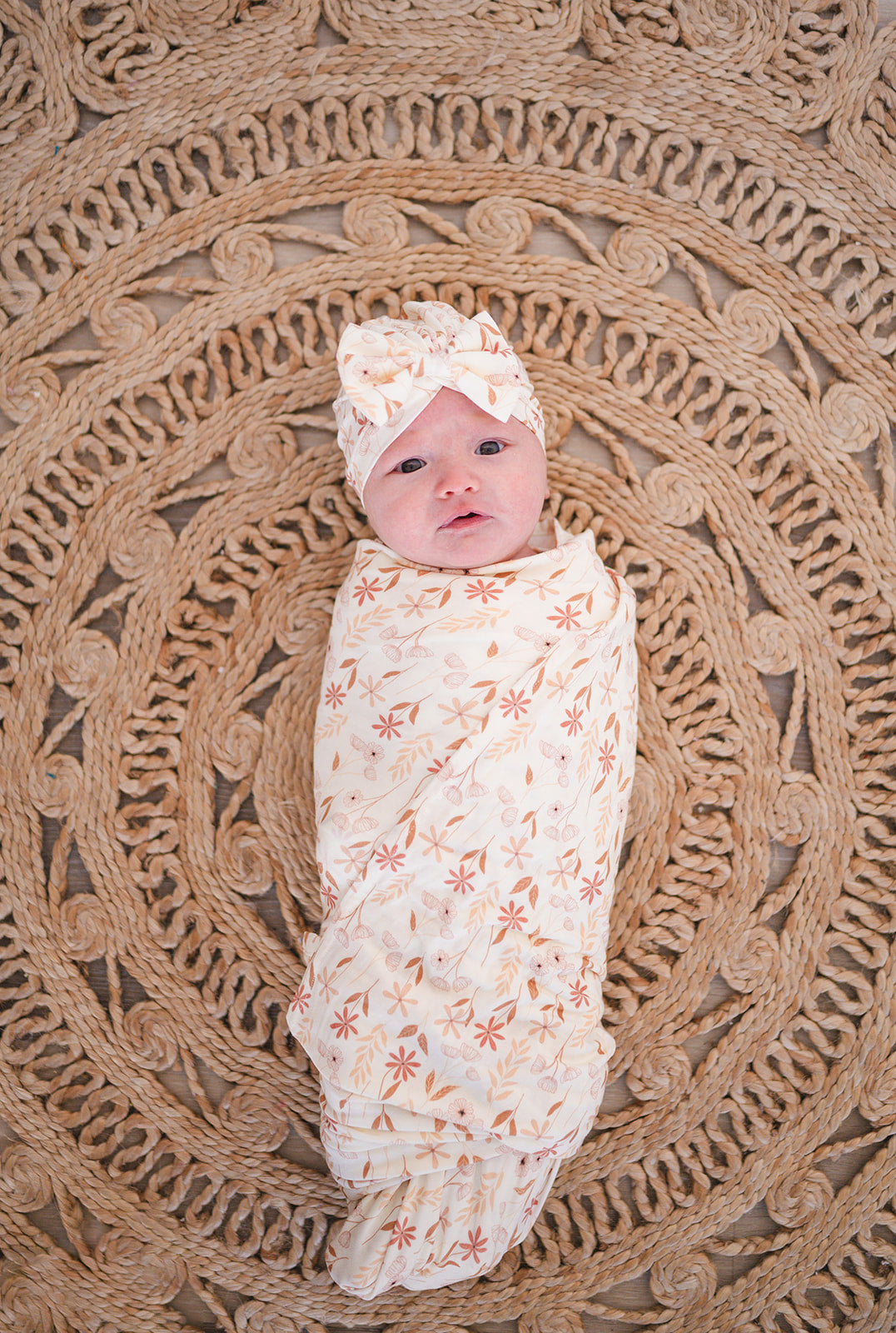 Bamboo Stretch Swaddle - Wildflower