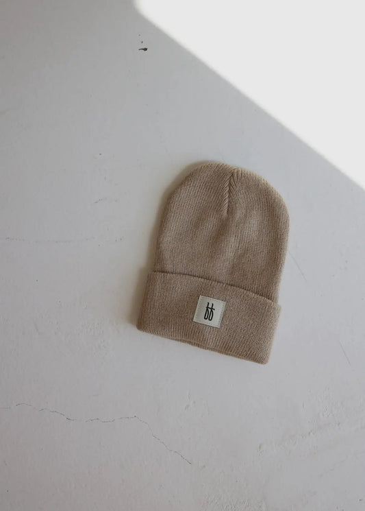 Ff Knit Beanie | Taupe