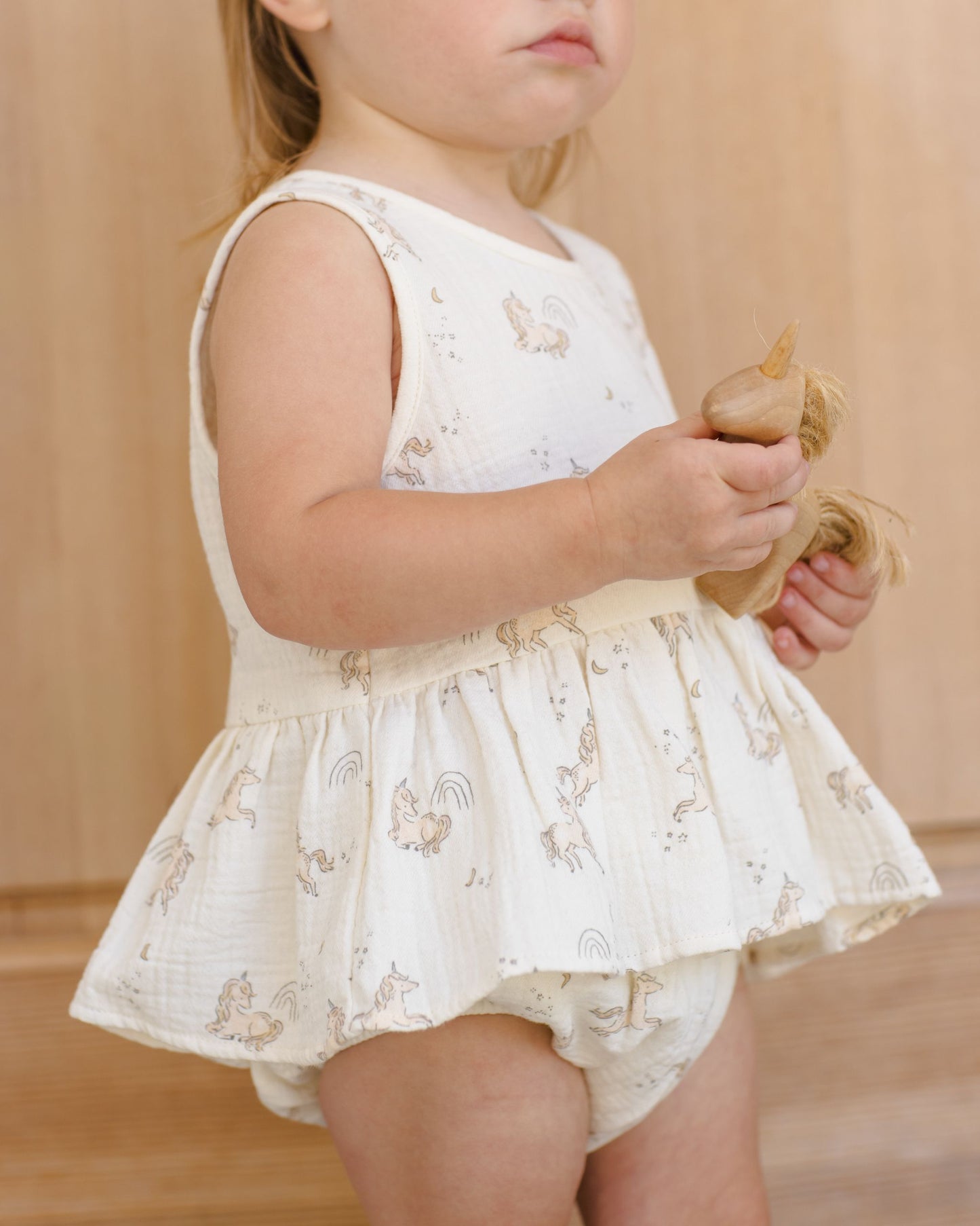 Sleeveless Peplum Set || Unicorns