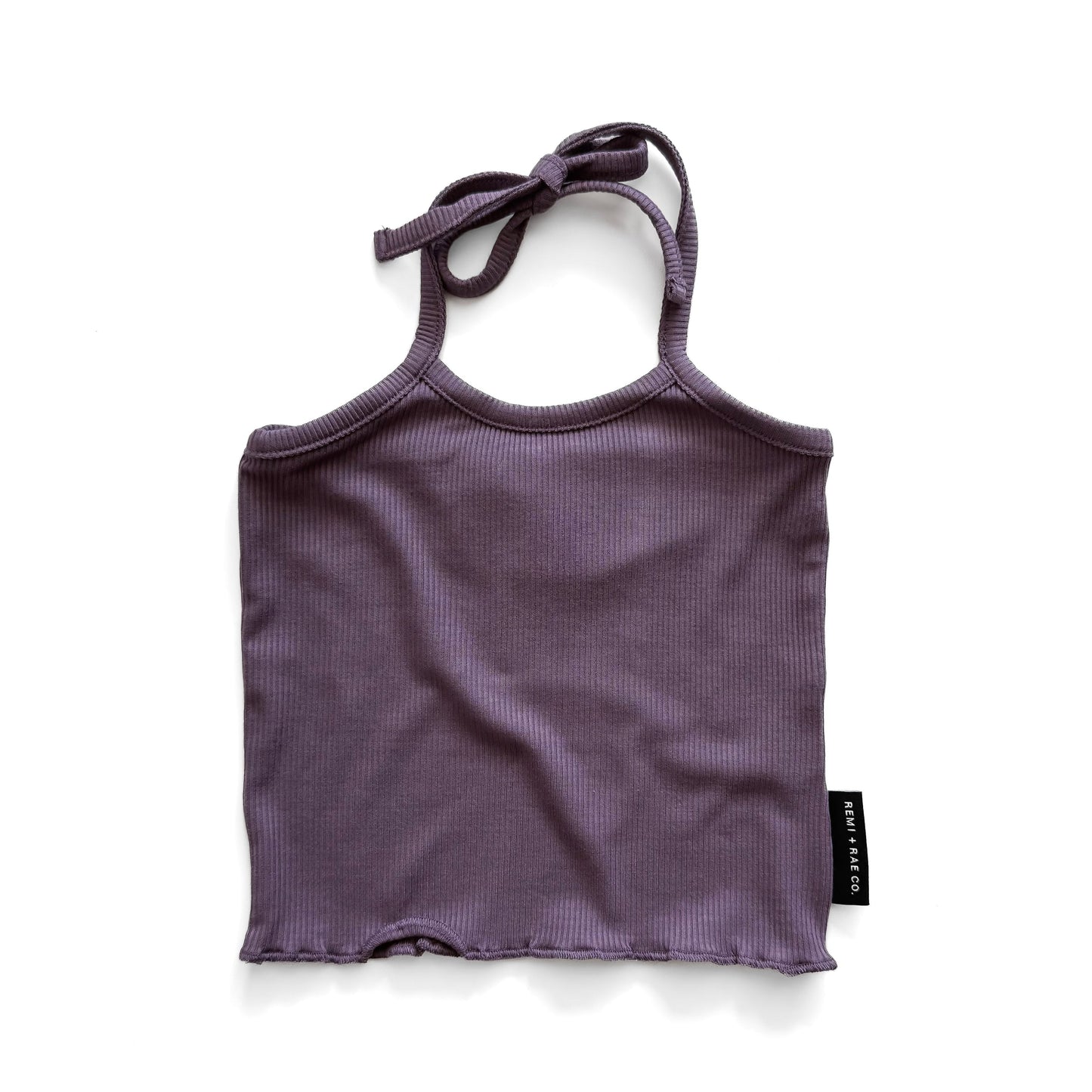 Bamboo Ribbed Set | Plum