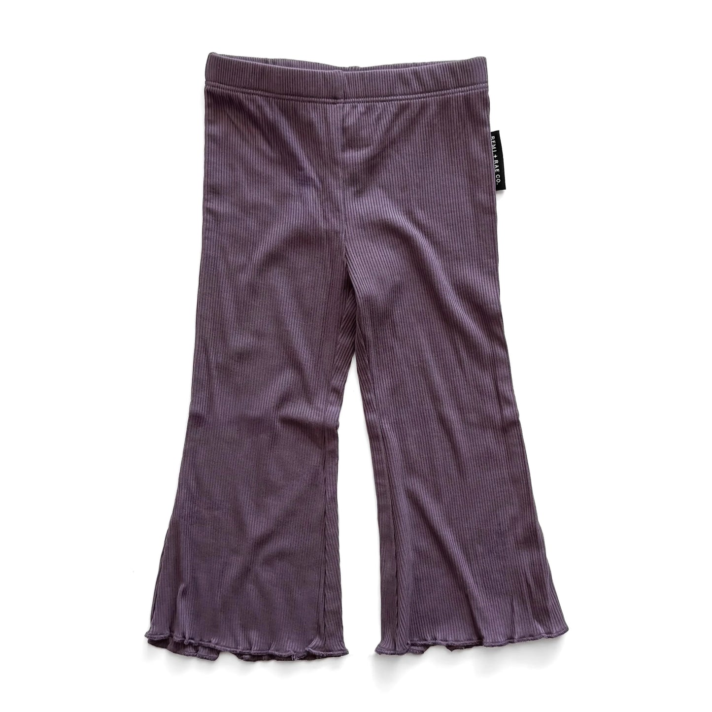 Bamboo Ribbed Set | Plum