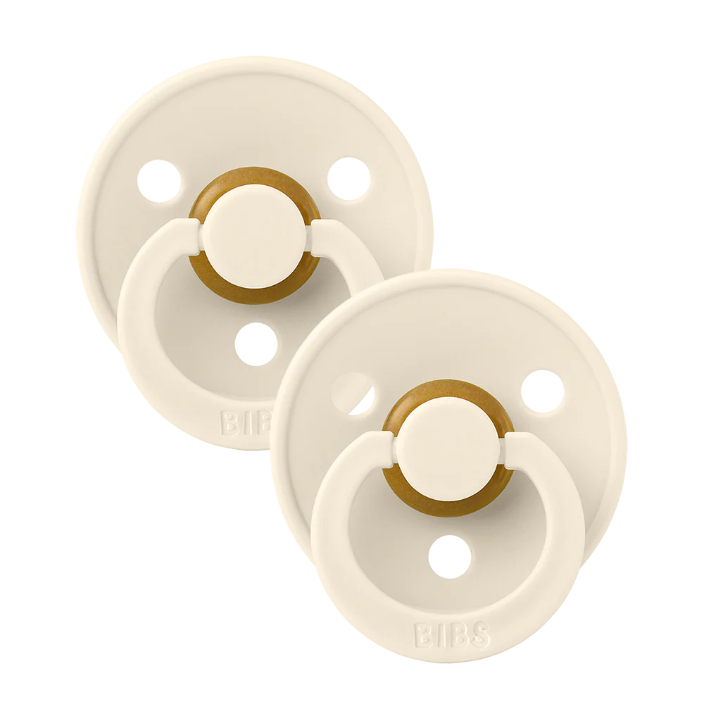 BIBS Colour 2 PACK Latex Ivory/Ivory