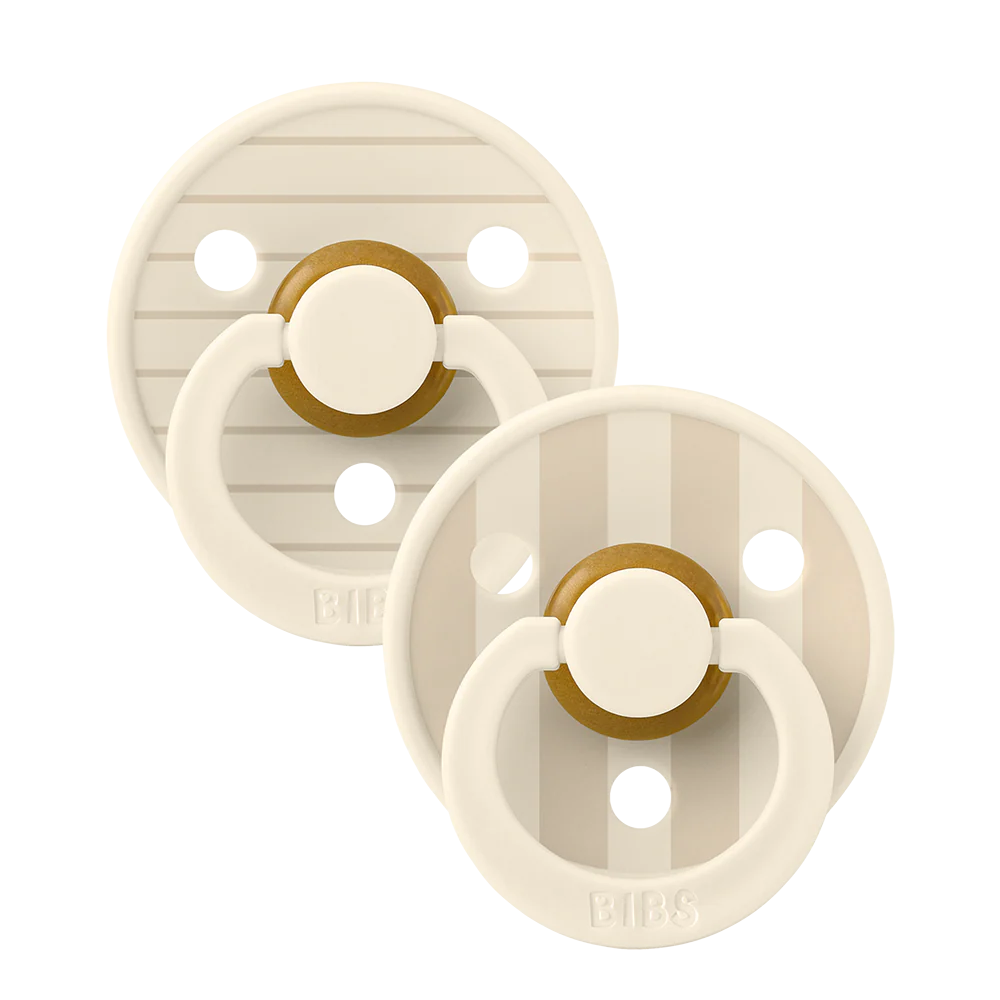 BIBS Studio Colour 2 Pack Pin - Ivory Vanilla