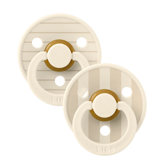 BIBS Studio Colour 2 Pack Pin - Ivory Vanilla