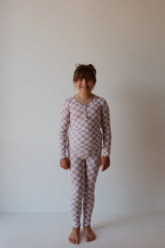 Bamboo Two Piece Pajamas | Grape Soda