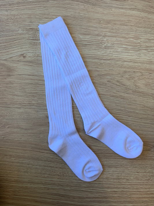 Knee High Socks - White