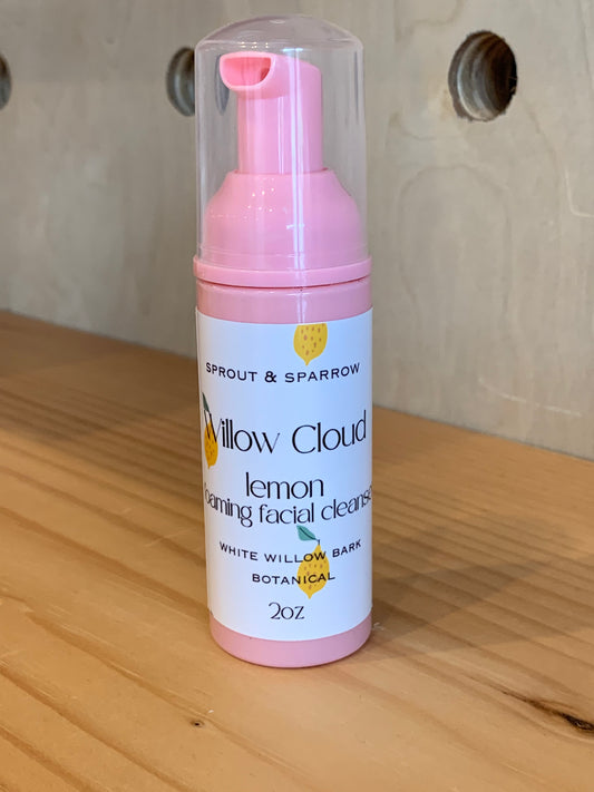 Willow Cloud Lemon Foaming Facial Cleanser