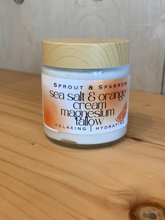 Sea Salt & Orange Cream Magnesium Tallow