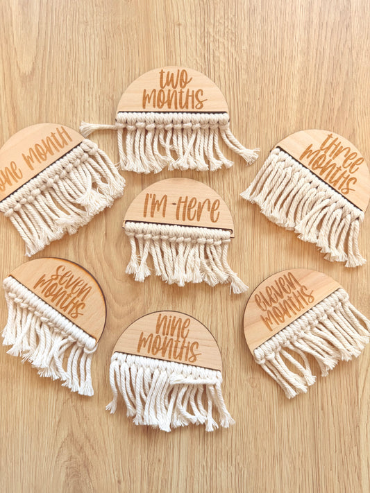 Monthly Markers: I'm here! - 12 months