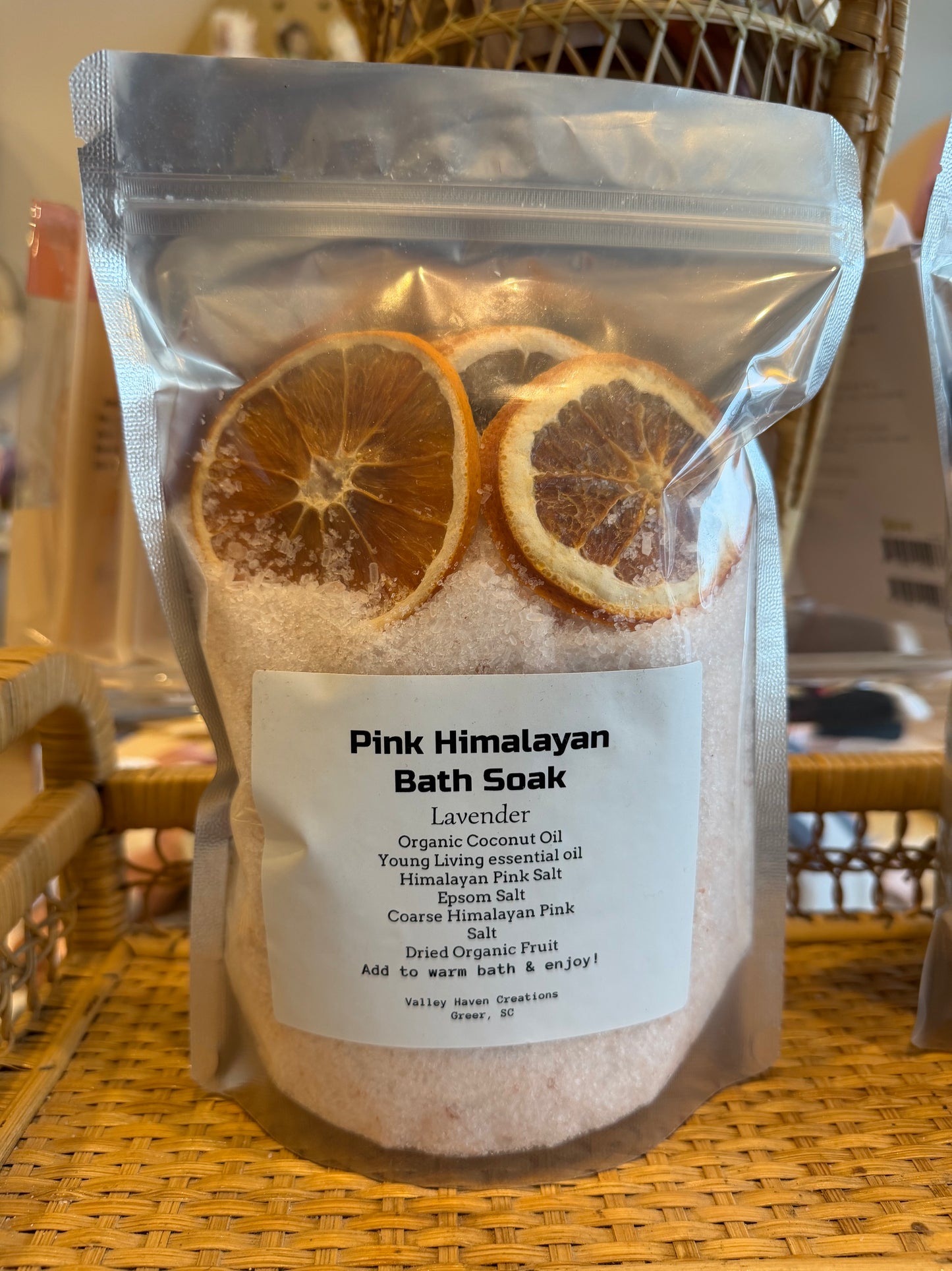 Pink Himalayan Bath Soak - Lavender
